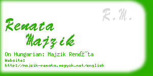 renata majzik business card